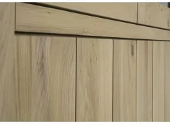 Vitrinekast Grimaldi 120cm - eik massief - naturel