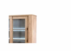 Vitrinekast Otto 146cm - decor - scarlet eik