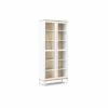 Vitrinekast Roomers 89cm - decor - witte eik