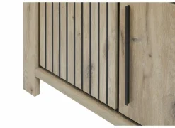 Vitrinekast Santos 120cm - decor - canyon oak