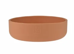 Voerbak Sili 700ml - silicoon - terracotta