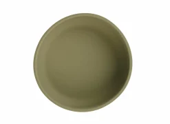 Voerbak Sili 700ml - silicoon - kaki