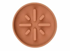 Voerbak Sili Trage voederbak 700ml - silicoon - terracotta