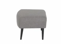 Voetenbank Canto 52x50x43cm - stof - taupe