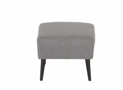 Voetenbank Canto 52x50x43cm - stof - taupe