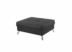 Voetenbank San Francisco 103x86cm stof grijs