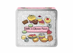 Voorraadpot Deco Gateaux 23,5x22xH9cm - metaal - multicolor