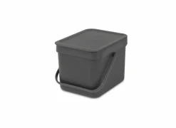Vuilbak Sort & Go Brabantia 6L grijs