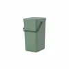 Vuilbak Sort & Go Brabantia 16L fire green