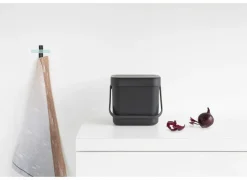 Vuilbak Sort & Go Brabantia 3L grijs