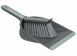 Vuilblik en borstel grijs