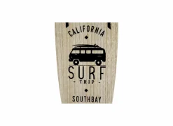 Wanddecoratie Surfplank South 27x110cm