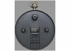 Wandklok Awa Ø27cm - kunststof & glas - bruin