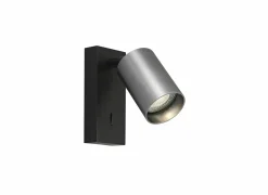 Wandlamp Geborsteld Staal GU10