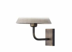 Wandlamp goud 60W E27