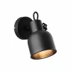 Wandlamp Rolet zwart 18W E14