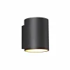 Wandlamp zwart goud 40W G9