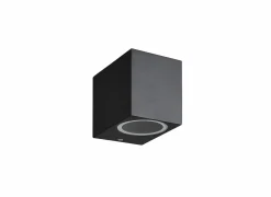 Wandlamp zwart 35W GU10