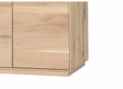 Wandmeubel Caviar 165cm - eik massief & decor - naturel