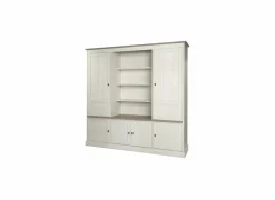 Wandmeubel 215cm - decor - lariks & bruine eik