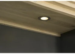 Wandmeubel Grimaldi 230cm - eik massief & decor - naturel