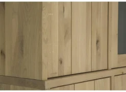 Wandmeubel Grimaldi 230cm - eik massief & decor - naturel