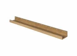 Wandplank Bergen 70x10x5cm - hout - eik