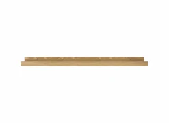 Wandplank Bergen 70x10x5cm - hout - eik