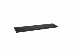Wandplank 120x23,5x3,8cm zwart