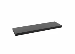Wandplank 90x23,5x3,8cm zwart