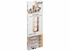 Wandrek Mix N' Modul 3 vakken 34,5x32x100,5cm - decor - naturel