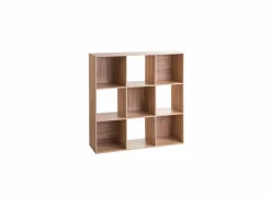 Wandrek Mix N' Modul 9 vakken 100,5x32x100,5cm - decor - naturel