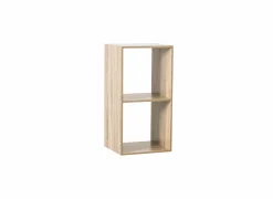 Wandrek Mix N' Modul 2 vakken 34,5x32x67,5cm - decor - naturel
