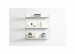 Wandrek Tomado 70x21x68cm - staal - wit