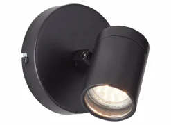 Wandspot Alessia mat zwart 5W GU10