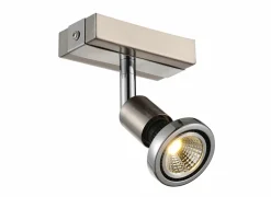 Wandspot chroom geborsteld staal 5W GU10