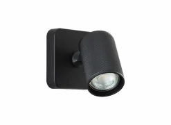 Wandspot Marty zand zwart 5W GU10