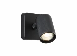 Wandspot Marty zand zwart 5W GU10