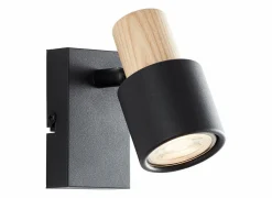 Wandspot Pini Zwart 10W GU10