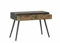 Wandtafel Esperanto 100x42x72cm - den massief & decor - naturel/zwart