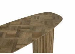 Wandtafel Maelis 120x40cm - teak massief - naturel