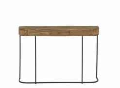 Wandtafel Vendetta 120x30cm - hout massief - bruin