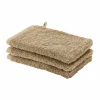 Washandje London 16x22cm - katoen - golden