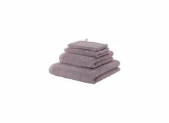 Washandje London 16x22cm malva