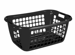 Wasmand Basic 65x45x27cm zwart