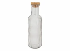 Waterfles Raya 1L - glas - grijs