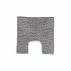Wc-mat Indiana Shape 50x50cm - chenille - grijs
