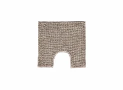 Wc-mat Indiana Shape 50x50cm - chenille - taupe