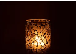 Windlicht Mozaïek  H13,5cm