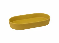 Zeepbakje Cocon 19,3x10,6cm - stoneware - mosterd